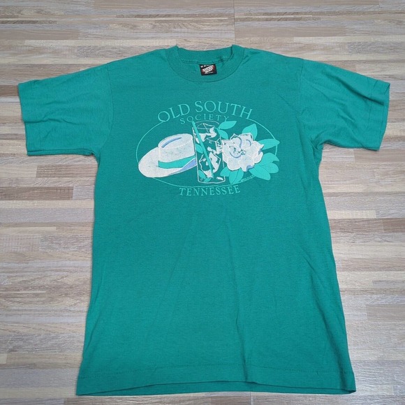 VTG 80s OLD SOUTH SOCIETY TENNESSEE Screen Stars, Single Stitch T shirt Sz M - Picture 2 of 7